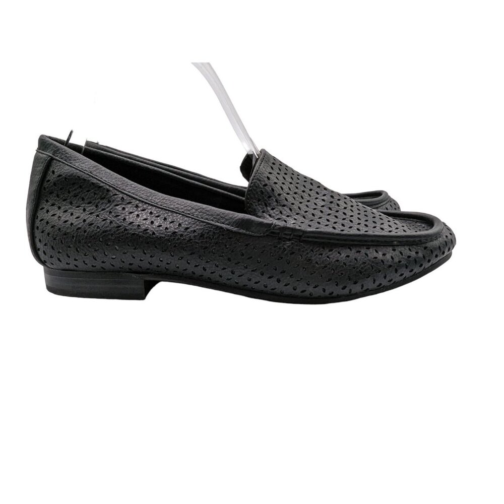 Mia Amore Black Slip On Loafer Flats Memory Foam Women's Size 10W - Picture 4 of 9